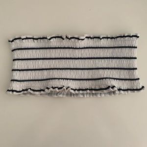 Striped Bandeau Bathing Suit TOP